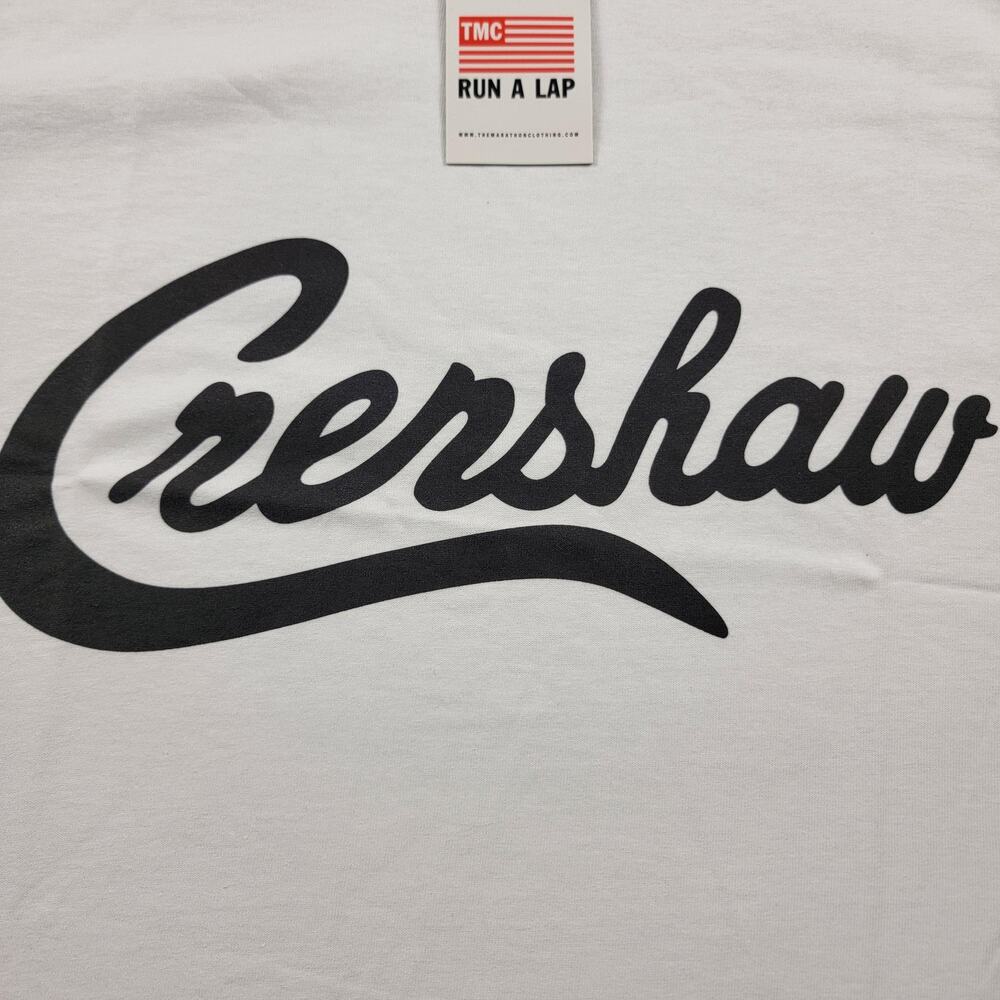 The Marathon Clothing Crenshaw Shirt Mens Small White Graphic Tee Streetwear - Picture 4 of 9